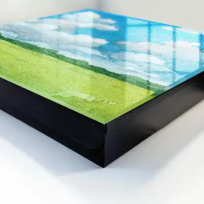 Key cabinet A summer landscape that highlights freshness