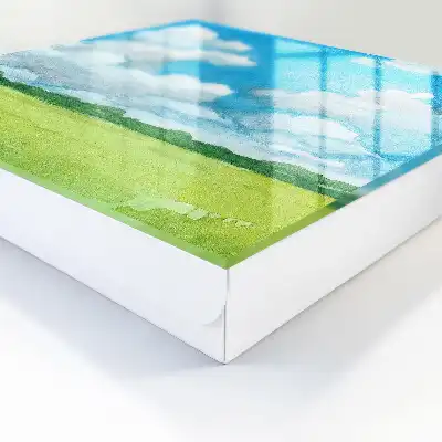 Key cabinet A summer landscape that highlights freshness