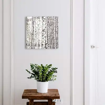 Decorative key box Birch forest