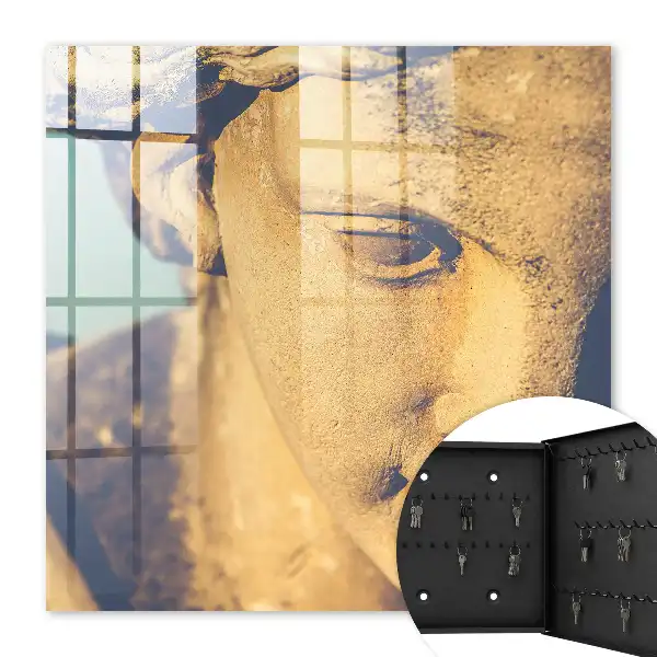 Wall mounted key box Quiet elegance in warm light