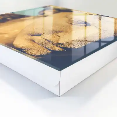 Wall mounted key box Quiet elegance in warm light