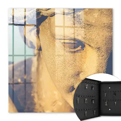 Wall mounted key box Quiet elegance in warm light