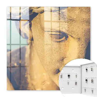 Wall mounted key box Quiet elegance in warm light
