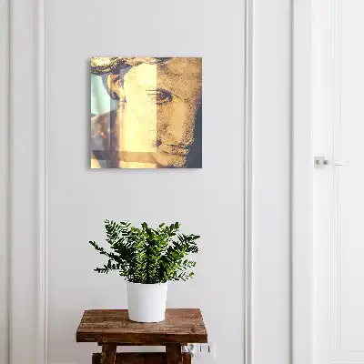 Wall mounted key box Quiet elegance in warm light