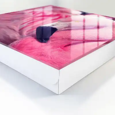 Wall mounted key cabinet Pink beauty in soft light