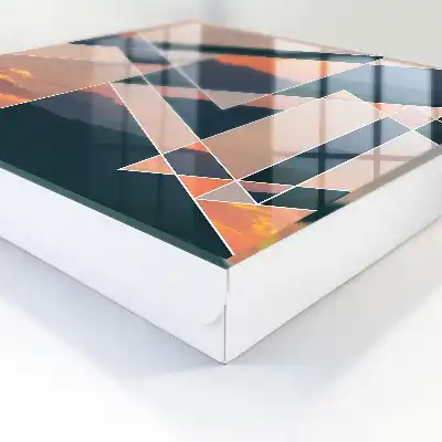 Key cabinet Mountain sunsets enliven the interior