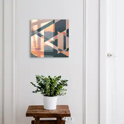 Key cabinet Mountain sunsets enliven the interior