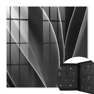 Key box for home Leaves of an abstractly elegant composition