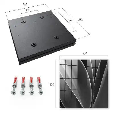 Key box for home Leaves of an abstractly elegant composition
