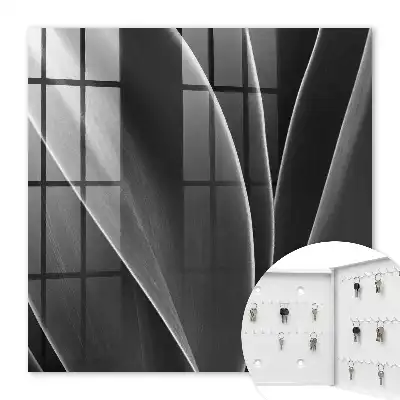 Key box for home Leaves of an abstractly elegant composition