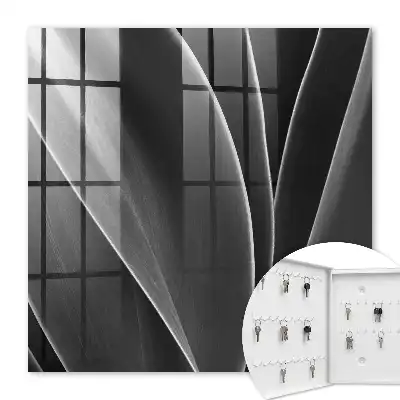Key box for home Leaves of an abstractly elegant composition