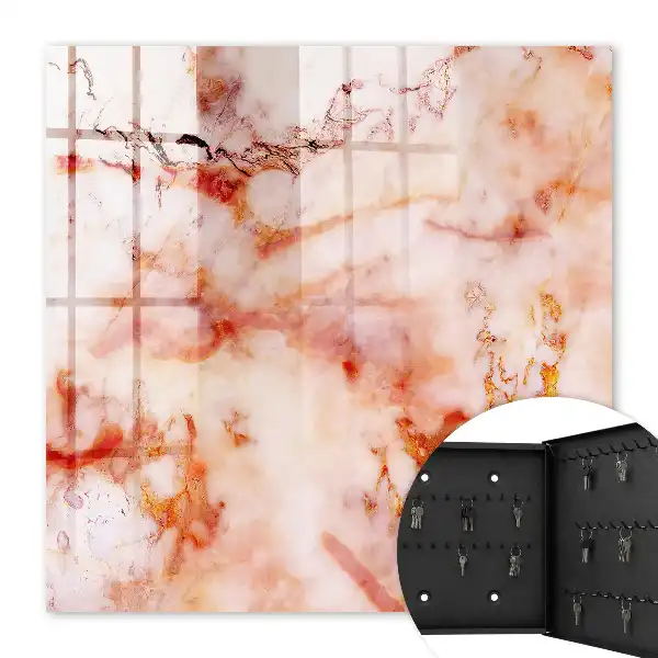 Decorative key box Marble pattern elegance luxury