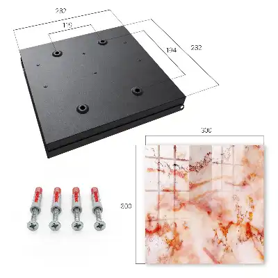 Decorative key box Marble pattern elegance luxury