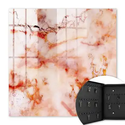 Decorative key box Marble pattern elegance luxury