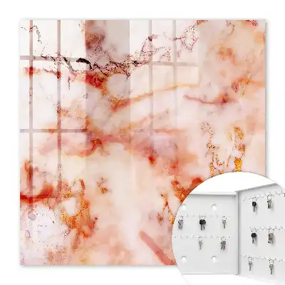 Decorative key box Marble pattern elegance luxury