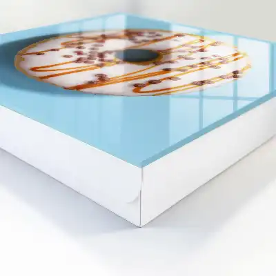 Decorative key box Sweet temptation with blue background