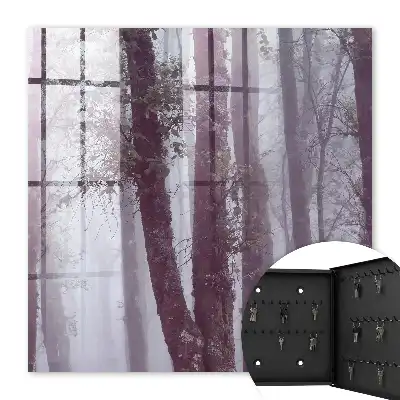 Key cabinet Foggy forest full of mystery