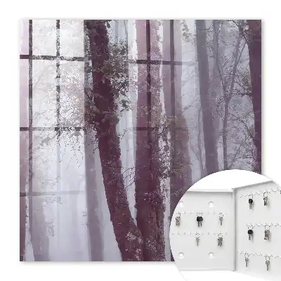 Key cabinet Foggy forest full of mystery