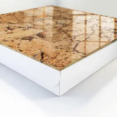 Decorative key box Cork nature in warm tones