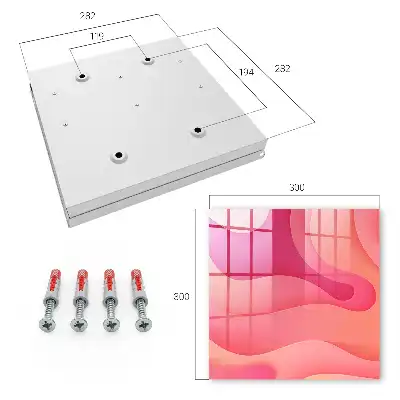 Key box for home Wave Energy Dynamic Pastel