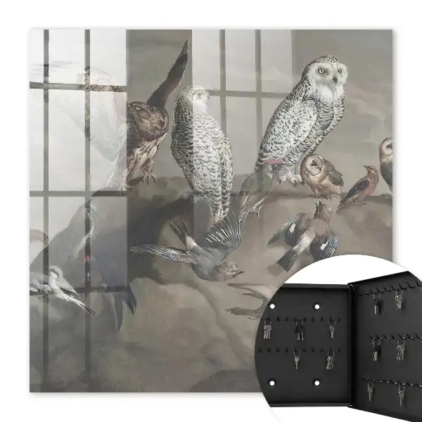 Key cabinet Birds on a picturesque rock