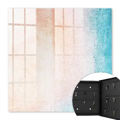 Wall mounted key box Pastel texture gradient structure