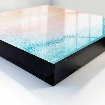 Wall mounted key box Pastel texture gradient structure