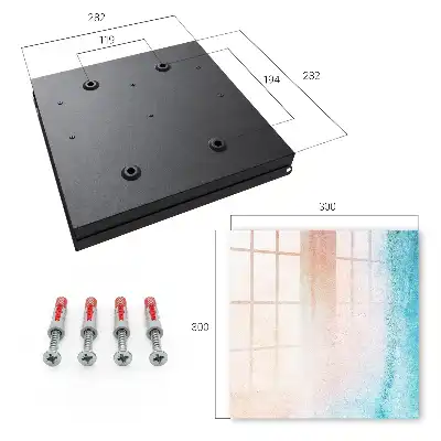 Wall mounted key box Pastel texture gradient structure