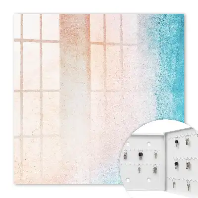 Wall mounted key box Pastel texture gradient structure