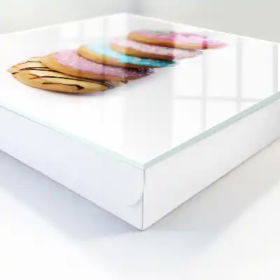 Key cabinet Colorful doughnuts of a tasty composition