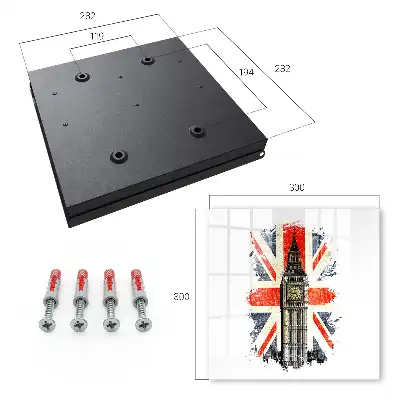 Key box for home British flag symbol