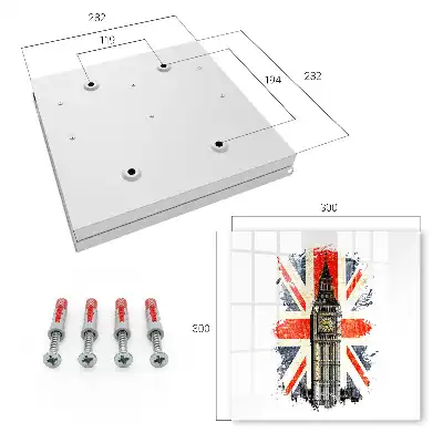 Key box for home British flag symbol