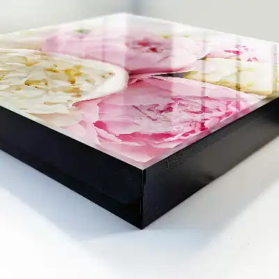 Decorative key box Pastel shades of flowers