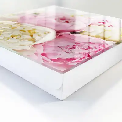 Decorative key box Pastel shades of flowers