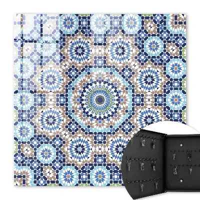 Key box for home Oriental mosaic in geometric patterns