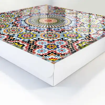 Decorative key box Mosaic pattern dynamic composition