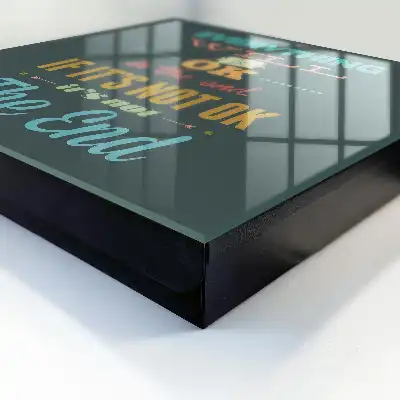 Decorative key box with positive message