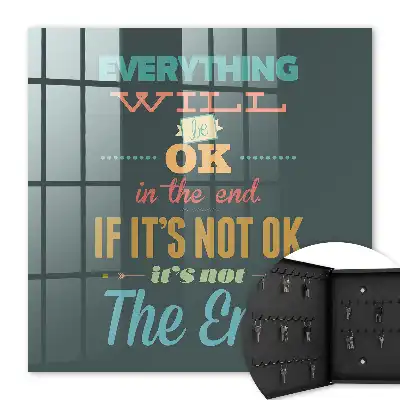 Key box for home Positive message, energetic composition