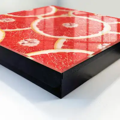 Wall mounted key box Grapefruit slices full of freshness