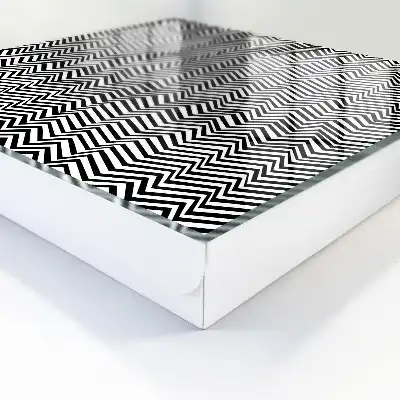 Wall mounted key box Zigzag dynamic contrast lines