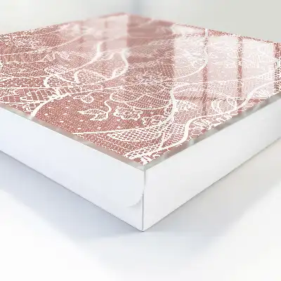 Key cabinet Elegant lace with floral motifs