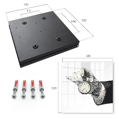 Key box for home Retro pocket clock