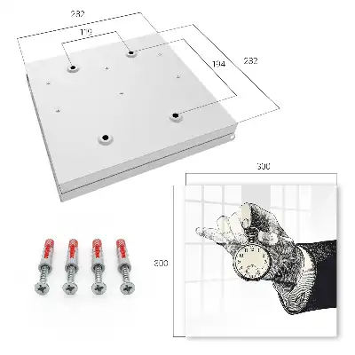 Key box for home Retro pocket clock