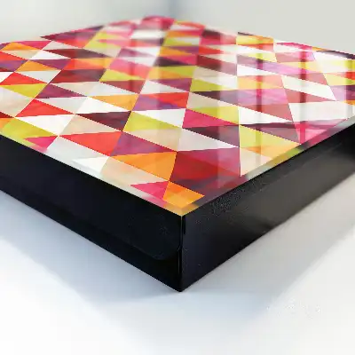 Decorative key box Colorful patterns create dynamics