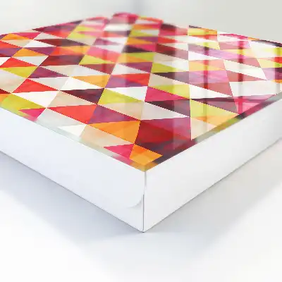 Decorative key box Colorful patterns create dynamics