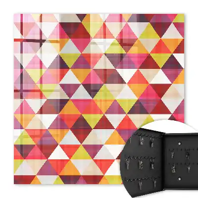 Decorative key box Colorful patterns create dynamics