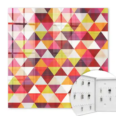 Decorative key box Colorful patterns create dynamics