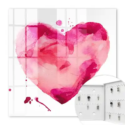 Decorative key box Heart of love energy emotionality