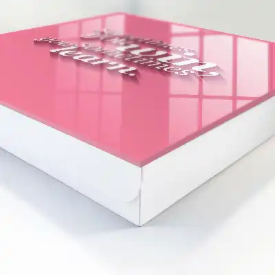 Wall mounted key cabinet Sometimes you win on pink