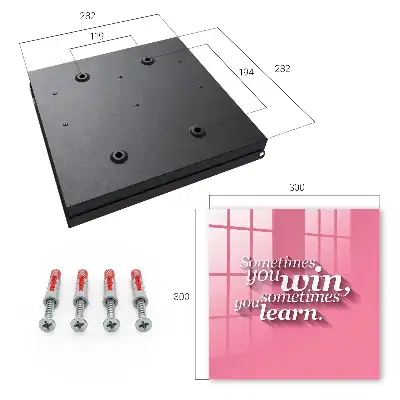 Sometimes You Win on Pink Wall Mounted Key Cabinet